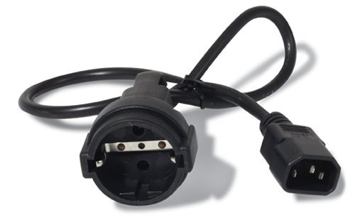 Cabo de Alimentação APC (C14 - CEE7/7 - 60 cm) APC - Adaptadores de energia e carregadores - c14, cee7/7, 60 cm, preto