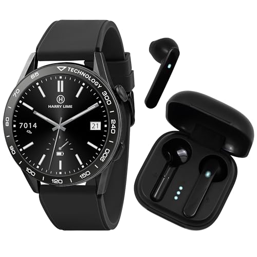 Smartwatch HARRY LIME Serie 27 (Bluetooth - Preto) Peers Hardy - Óculos inteligentes - smartwatch, ecrã táctil, bluetooth, wi-fi, resistente à água