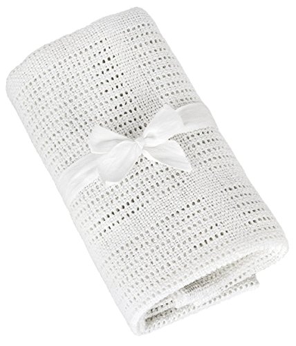Manta TALINU (Branco - Algodão - 80x120 cm) eSpring GmbH - Roupa de cama - branco, algodão, 80x120 cm, lavável