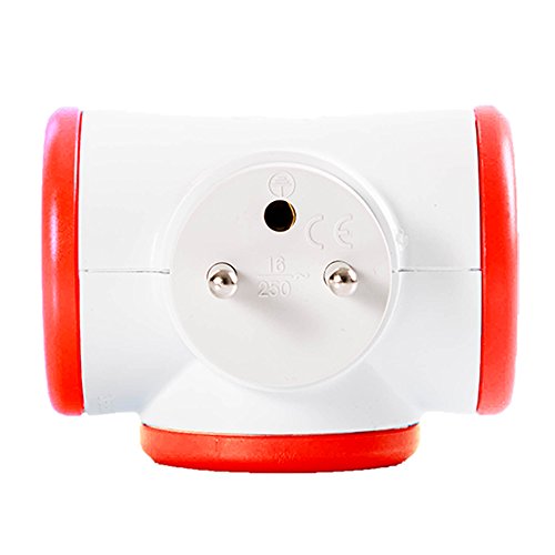 Extensão Elétrica WATT&CO 3 Tomadas Branco WATT & CO - Tomadas e soquetes de energia - 3 tomas, interruptor, branco