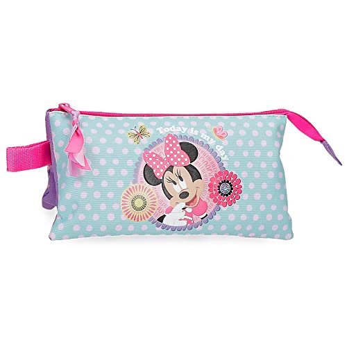 Estojo DISNEY Minnie Today Is My Day (22 x 12 x 5 cm) Disney - Estojos para canetas e lápis - 22 x 12 x 5 cm, compacto, disney, minnie