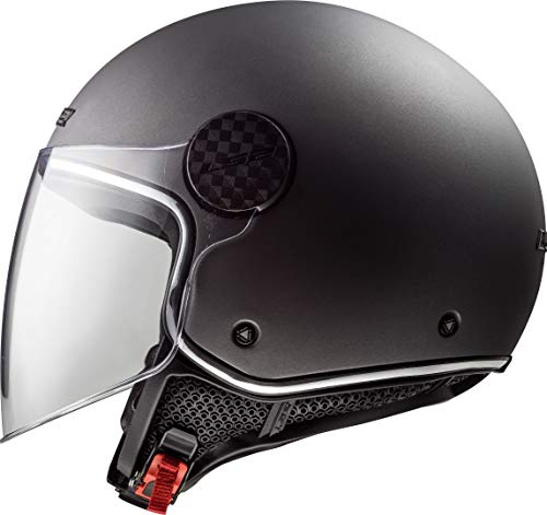 Capacete Off-road LS2 Sphere Lux Matt Titanium (Tamanho S) LS2 - Equipamento de proteção individual (epi) - off road, tamanho S, visor solar, proteção olhos, proteção frontal