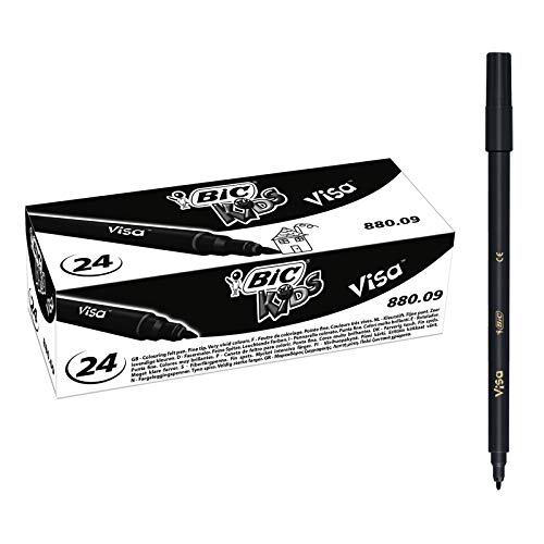 Marcador BIC 880 Preto (Ponta: 0.8 mm - Multicor) BIC - Canetas - 0.8 mm, multicor, à base de água, não tóxico