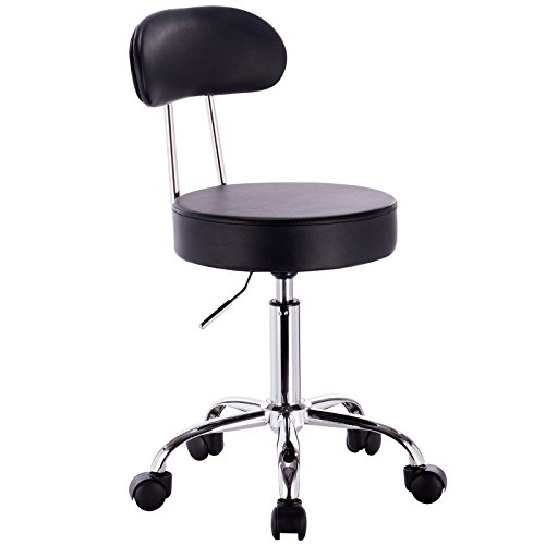 Cadeira de Escritório Executiva WOLTU BH34SZ-1 Preto WOLTU - Cadeiras - 5 rodas, ajustável, 100 kg, alumínio