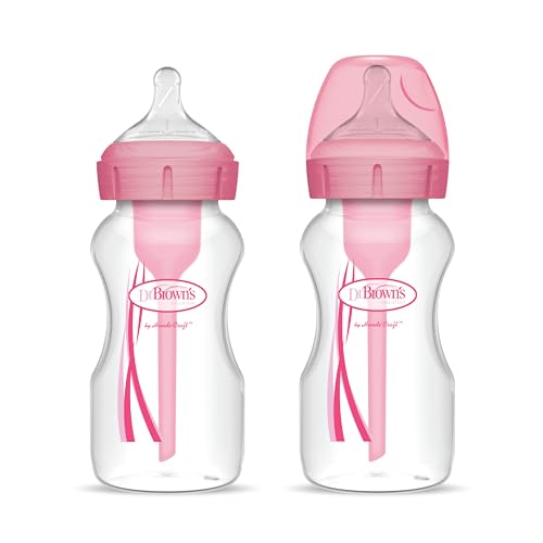 Conjunto de biberões DR. BROWNS Options Plus Central Medical Supplies Ltd - Suplementos de alimentação por sonda - anti-cólicas, 3 biberões, sistema de ventilação, até 6 meses