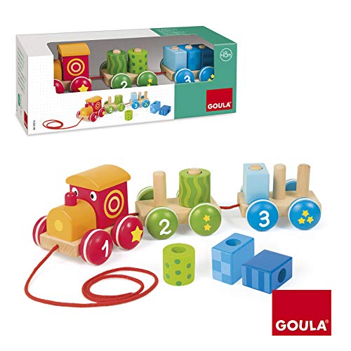 Brinquedo de Tracção GOULA Train 1-2-3 Arrastre Goula - Brinquedos - brinquedo, tracção, Goula, train, arraste, carruagens