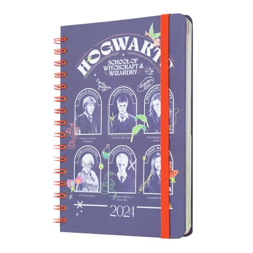 Agenda Escolar ERIK EDITORES Harry Potter (A5 - 2024 - Semanal) Grupo Erik - Calendários, organizadores e planejadores - agenda escolar, Harry Potter, 2024, semanal, papel alta qualidade, cubierta cartão laminado