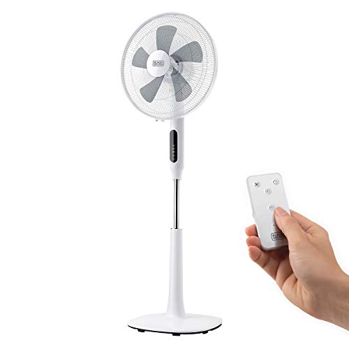 Ventoinha de Pé BLACK & DECKER BXEFP50E (3 velocidades - 50 W - Diâmetro: 115 cm) BLACK + DECKER - Ventoinhas de mesa e de pedestal - 3 velocidades, 50 W, 11,5 cm, oscilação automática