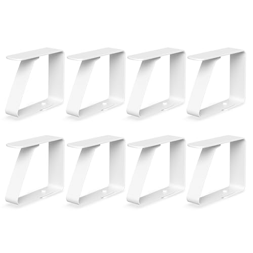 Vireas 8 X Pinças para Guardanapos 4 Cm Branco Semexo - Clipes e pesos para toalhas de mesa - vireas, pinças, guardanapos, 4 cm, branco