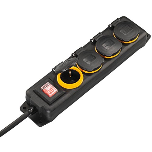 Extensão Elétrica HAMA 00137284 | Preto (Electricidade e Domótica) Hama - Fios e cabos elétricos - extensão elétrica, hama, preto, electricidade, domótica