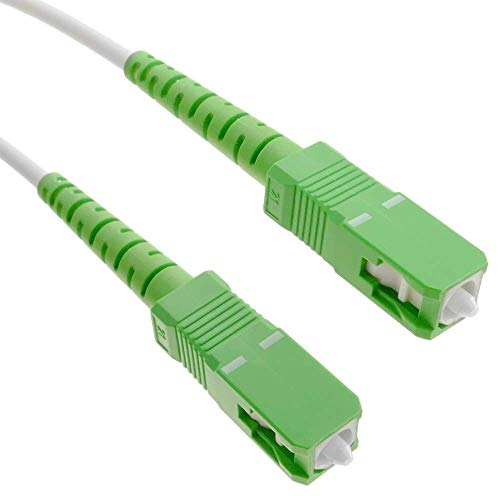 cabo de fibra ótica Alcasa 3m SC/UPC-SC/UPC Turquesa BEMATIK.COM - Cabos de rede - cabo fibra ótica, 3 m, sc/sc, turquesa
