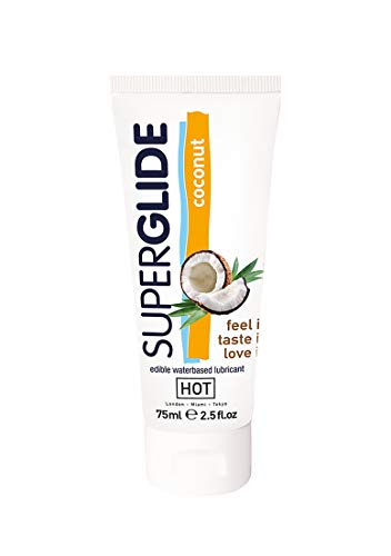 Lubrificante HOT Super Glide Coco (20 ml) HOT - Cuidados pessoais - lubrificante, super glide, coco, 20 ml