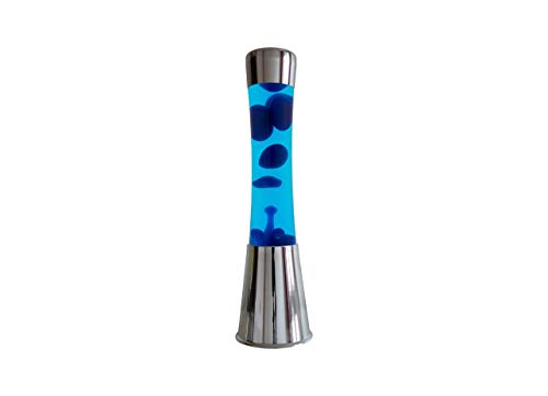 Lâmpada FISURA Lava Azul (E27 - 60W - Aço Inoxidável) Fisura - Luminárias - e27, 60W, aço inoxidável