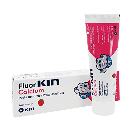 Pasta de Dentes FLUOR KIN Pastas Dentais para Crianças (75 ml) KIN - Cuidados com a higiene oral - flúor, crianças, 75 ml