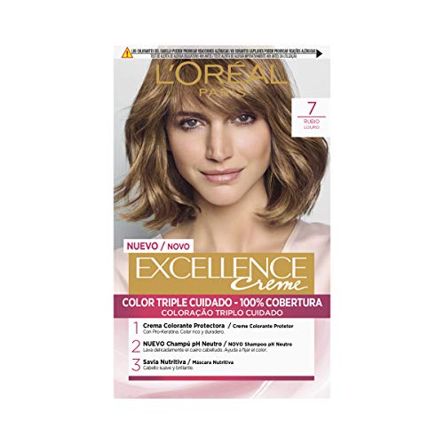 L'Oréal Paris Coloration Permanente Coloration Permanente Excellence 9.0-Rouge Très Clair 8.0-Blond Roux L'OREAL PARIS - Coloração de cabelo - preto, branco, 192 g, 1 cor