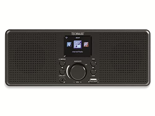 Rádio TECHNAXX TX-153 (Preto - Digital - AM/FM/Internet - Bateria) Technaxx - Radios - digital, am/fm, internet, bateria