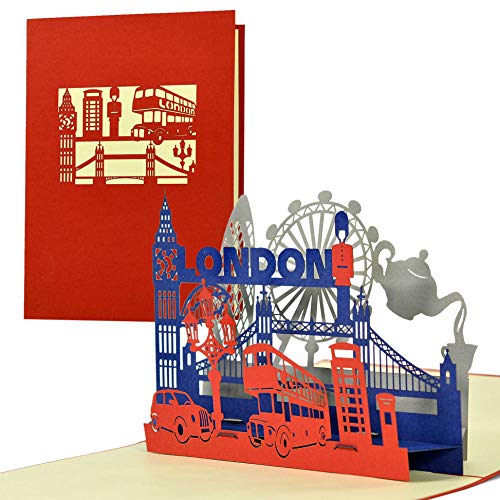 Cartão de Viagem LONDRES (Londres - 10x15cm) Diese Klappkarten - Cartões de cumprimentos e de nota - cartao viagem, londres, 10x15cm