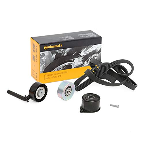 Conjunto de Correias e Rolos para Máquina de Embalar CONTITECH 6PK2080K1 CONTITECH - Variadores de frequência e velocidade ajustável - correias, rolos, pvc, preto