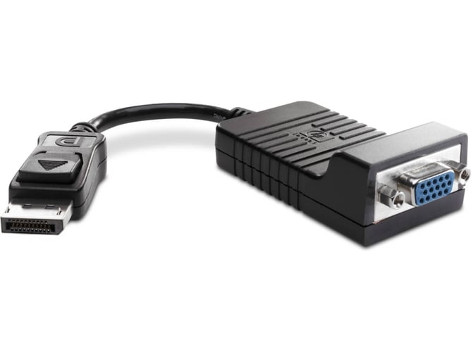 Cabo de Vídeo Adaptador HP (VGA - DisplayPort) HP - Adaptadores de cabos de áudio e vídeo - displayport, vga, conversor, adaptador