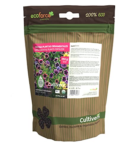 Abonos para plantas ornamentais 1Kg CULTIVERS Ecoforce - Adubos - abono, plantas ornamentais, 1kg