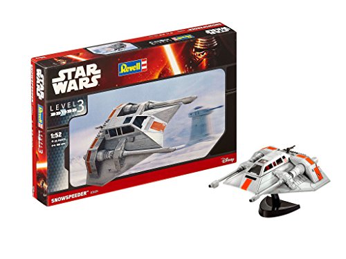 Modelo de veículo terrestre REVELL Snowspeeder (6 anos) Revell - Kits de modelos em escala - star wars, snowspeeder, veículo terrestre, figura, armas