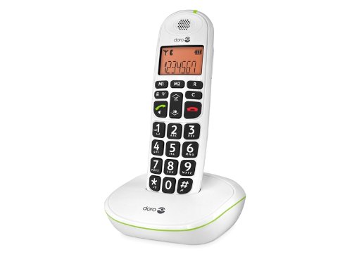 Telefone fixo sem fio DORO PhoneEasy 100W Branco Doro - Telefonia - sem fio, branco, telefone fixo