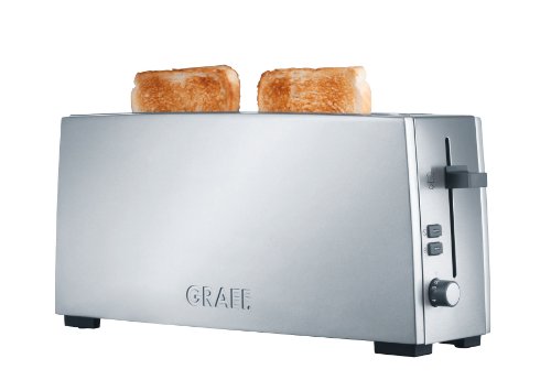 Máquina de pão graef to90 1000w 1l preto, inox Graef - Torradeiras - 1000W, 1L, preto, inox