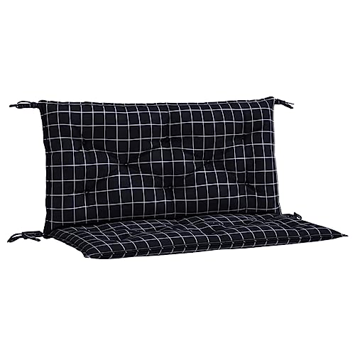 Conjunto de Almofadas VIDAXL (Preto - Poliéster - 100 x 50 cm) NONAME - Almofadas - poliéster, fibra oca, 100 x 50 cm, preto