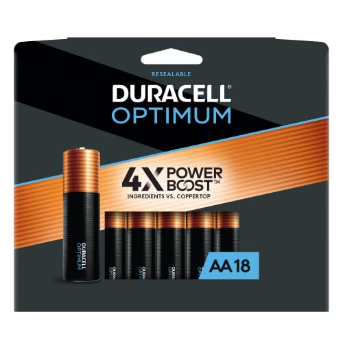 Pilhas Duracell Optimum Alcalino 1.5V AA (18 unidades) Duracell Distributing, Inc - Baterias de uso geral - alcalino, aa, 1.5v, 18 unidades