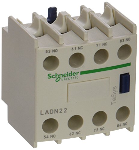 Schneider Electric LADN22 TeSys D, Bloco de contato auxiliar, 2 NO + 2 NC, conexão por parafuso Schneider Electric - Interruptores e relés especiais - schneider electric, teSys d, bloco de contato, 2 NO + 2 NC, conexão por parafuso
