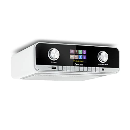 Rádio Despertador AUNA Soundchef Mkii Branco AUNA - Áudio - sintonizador digital, alarme duplo, 2 x 80W, temporizador
