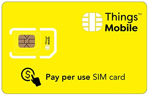 Cartão SIM THINGS MOBILE Prepaid Data (Reino Unido - 1 GB) Things Mobile - Acessórios para telemóveis - prepaid, 1 GB, micro-sim, universal