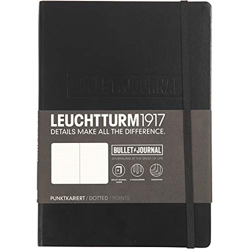 Caderno LEUCHTTURM Bullet Journal (A5 - 14.8x21cm) LEUCHTTURM1917 - Cadernos e bloco de notas - A5, 14.8x21cm, páginas numeradas, índice por preencher