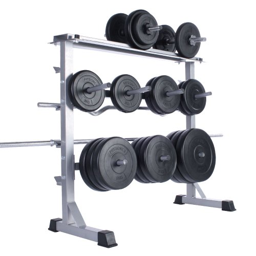 Suporte para Barras de Pesos PHYSIONICS Physionics - Levantamento de peso - suporte, barras, pesos