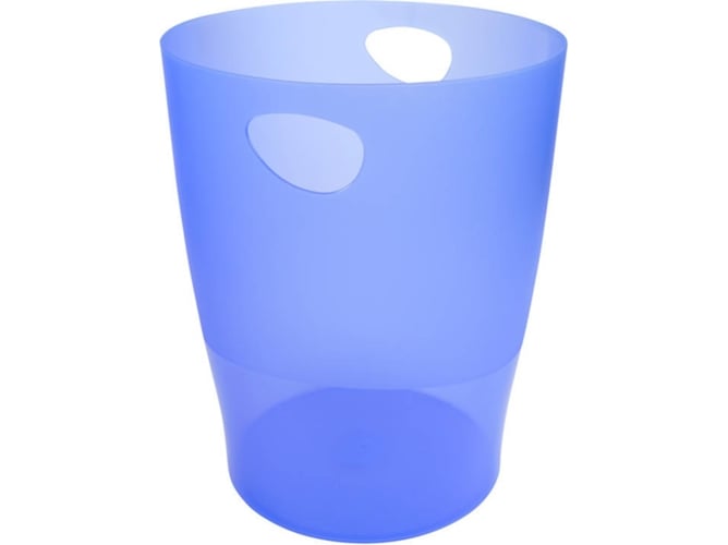 Caixa de Lixo EXACOMPTA 45310D (Azul - Plástico - 22 x 20.5 x 37 cm) EXACOMPTA - Lixeiras e cestos de lixo - 1,5 litros, plástico resistente, 22 x 20.5 x 37 cm