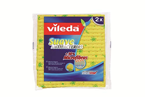 Pano de Limpeza VILEDA 4023103144156 | Verde, Amarelo Vileda - Penas de pó - verde, amarelo, multiusos