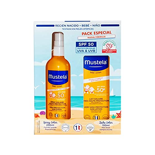 Protetor Solar Mustela Sun Protection Pack (200 ml) Mustela - Protetor solar - protetor solar, mustela, sun protection pack, 200 ml, raios ultravioleta, poder de proteção uvb