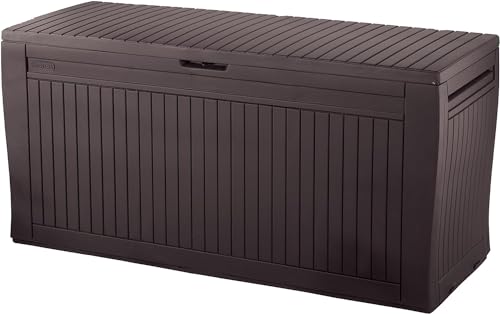 Bandeja de Jardim KETER Comfy (Castanho - 116.7x57x44.7cm) KETER - Caixas de armazenamento externas - 270 litros, resina plástica, UV resistente, transporte fácil