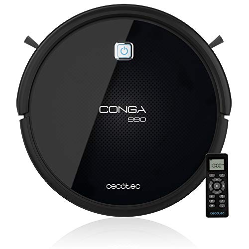 Aspirador Robô CECOTEC Conga 990 Vital (Autonomia: 160 min) Cecotec - Aspiradores - 160 min, only one system, iTech 3.0, force clean, turbo clean carpet