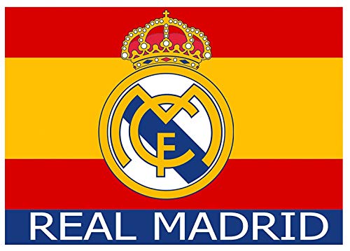 Bandeira do Futebol Real Madrid C.F. (150x100cm) Roger's - Sinalização - bandeira, futebol, real madrid c.f, 150x100cm