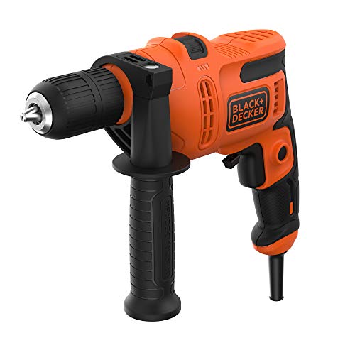 Broca de Corte Preto e Vermelho 1 Peça BEH200 BLACK + DECKER - Berbequins elétricos portáteis - metal, madeira, plástico, 13mm
