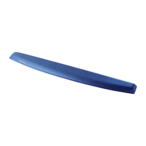 Suporte para pulsos FELLOWES 8040501 em azul Fellowes - Apoio de pulso para teclado e mouse - foam, conforto, redistribuição, superfície adaptável