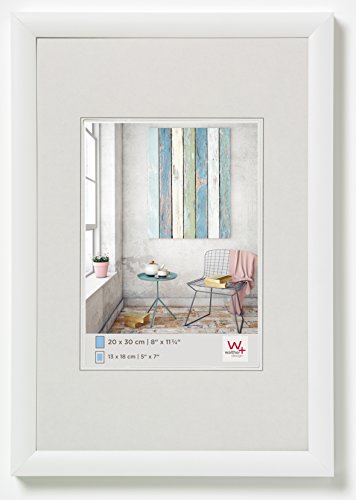 Moldura WALTHER DESIGN KP050W (Branco - Plástico) Walther - Porta-retratos - branco, plástico