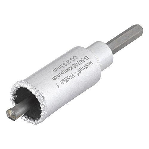 wolfcraft GmbH 3893000 serra-copo para berbequim 1 peça(s) Wolfcraft - Acessórios para brocas e parafusadeiras - revestimento de carbonato, tijolo, placa de reboco, azulejo