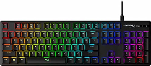 Teclado HYPERX Alloy Origins (USB - Idioma UK) HyperX - Teclados - usb, layout uk, 104 teclas, preto prateado