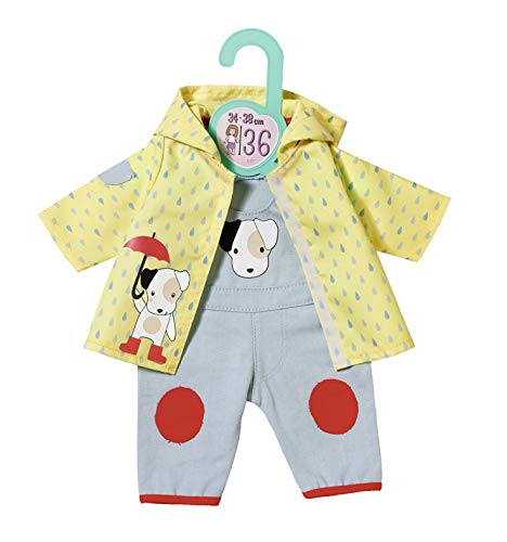 Conjunto de Roupa de Boneca ZAPF Baby Annabell Rainy Day Outfit (Idade Mínima Recomendada: 3 anos) Zapf Creation - Acessórios para bonecas e figuras de ação - 8 peças, camisa, calças, meia, chinelos