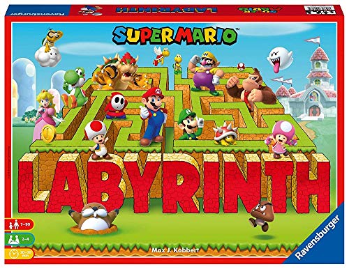 Jogo de tabuleiro RAVENSBURGER Super Mario Labyrinth (7 anos) Ravensburger - Jogos de tabuleiro - jogo de tabuleiro, super mario labyrinth, 7 anos, labirinto, fácil de aprender