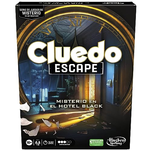 Jogo Coletivo HASBRO Cluedo Escape - Mystery at the Black Hotel (Idade Mínima Recomendada: 8 anos) Hasbro - Jogos - jogo coletivo, HASBRO, cluedo escape, mistério no hotel preto, idade mínima recomendada 8 anos