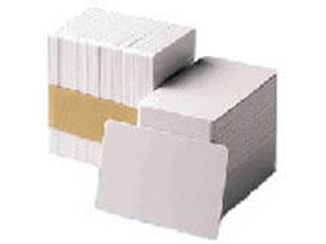 Cartões de Visita ZEBRA Premier PVC Card (5 packs x 100) Zebra - Cartões de identificação em branco - pvc, 5 packs x 100, resistente, fácil de escrever