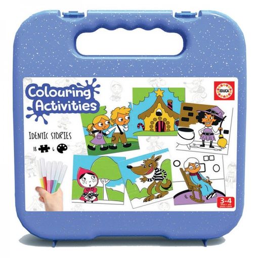 Actividades para Colorir Identic Memos 20 Puzzles (Idade Mínima Recomendada: 4 anos) EDUCA - Jogos - colorir, personalizar, puzzles, 4 anos